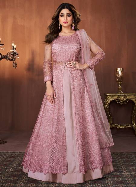 Pink Colour Aashirwad Raabta 9155 Heavy Wedding Wear Designer Salwar Kameez Collection 9155